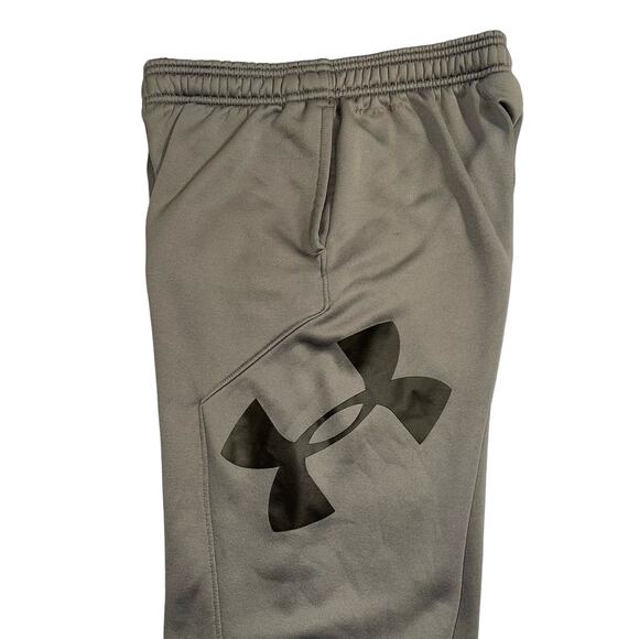 Under Armour Boys Joggers Sweatpants Athletic Storm Loose Fit Gray Large - Picture 8 of 10